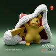 color-1-copy.jpg Christmas pikachu- presupported and multimaterial