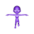 Swimmer Cartoon Character.obj Swimmer Cartoon Character 3D Printable Model