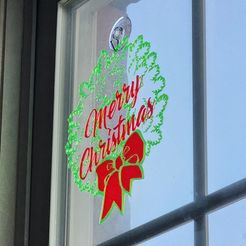 20231210_094545.jpg Festive Window Hanging Christmas Wreath: Bring Holiday Cheer to Your Home