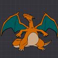 Screenshot-2023-06-06-125653.jpg Fichier 3MF Art mural Charizard・Objet pour impression 3D à télécharger