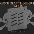 Designed-for-compatibility-with-Rebel-300-500-1100-models.png RebelSide Pro L-Plate Mount - Support de plaque d'immatriculation latérale pour Rebel (compatible L), noir poudré