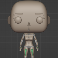 1.png Articulated basic female 3D model, POP style