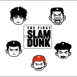 hanamichi.jpg Slam Dunk (keychain pack) - 9 Models