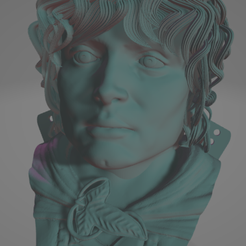 FRODO.png STL file FRODO LORD OF THE RINGS FLOWERPOT・3D printable model to download, erickorregodiaz
