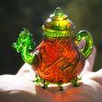P8110325.jpg STL file Dragon Kettle・Model to download and 3D print
