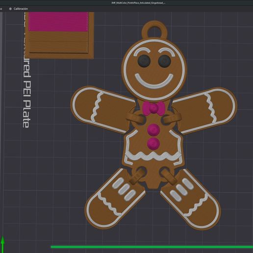 BambuStudio_Articulated_Gingerbread-Man_V05.jpg Gingerbread Man Multi Color Print In Place Articulated (Keychain)