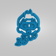 Cookie_Cutter_Bubble_Guppies_Nonny.png Set of 12 Bubble Guppie Character Imprint Cookie Cutters
