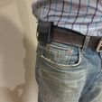 il_794xN.2209059468_okaz.jpg Mini Cosplay Pleather Pouch, Zippo size Flexible super durable (faux urethane leather) with belt strap, batman costume utility bag belt