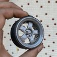 IMG_8340.jpeg Wheel Mirror Ornament Keychain Decoration Car Rim SSR Professor SP1 With Tire And Brake Disc