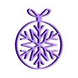 ball v1.stl Christmas tree snowflake ornament