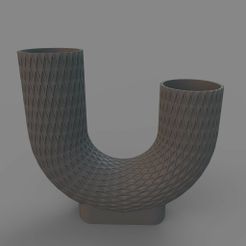 image01.jpg "Modern Elegance: U-Shape Planter STL File for Stylish 3D Printed Home and Office Decor"