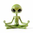 pro-shot-58009dc3-7745-4cca-9042-8581cdd24220.jpg Alienígena Meditando -Estátua Zen Intergaláctica