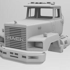 0000.jpg STL file MACK RB-688-RST NEW ZEALAND 1/32 SCALE TRUCK・3D printing template to download
