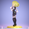 04.png Medusa Gorgon - Elegante traje negro sin mangas - Soul Eater Anime Figure - Impresión 3D