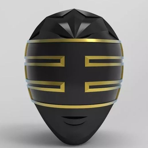 🪖 Gold Ranger Helmet from Power Ranger Zeo・ STL File for 3D printing・Cults