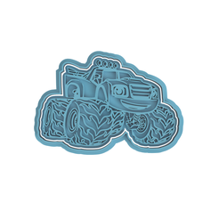 Monster-Truck.png STL file Monster Truck Blaze Cookie Cutter (For Personal Use Only)・3D printable design to download, dwain