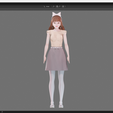 6.png Casual clothes 0022 - Rig - Unreal - Unity - Blender - Animated - Realistic Female Character