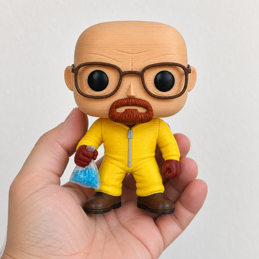 Walter White with Blue Meth - Breaking Bad STL Figure