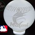 IMG_20230220_131628833.jpg Miami Marlins BASEBALL LIGHT, TEALIGHT, READING LIGHT, MLB