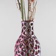 Voronoi-Bottle-Vase-by-Slimprint-4.jpg Archivo STL Jarrón de botella Voronoi | Jarrón de decoración | Slimprint・Plan para descargar y imprimir en 3D