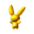 Minum-3D-Model1.png.png Minun Pokemon for 3D Print