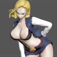 8.jpg ANDROID 18 STATUE SEXY VERSION2 DRAGONBALL ANIME CHARACTER 3d print