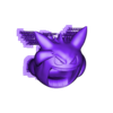 Laughing_gengar_pen_holder_presupported.stl Файл STL Держатель для ручки Gengar・Шаблон для 3D-печати для загрузки