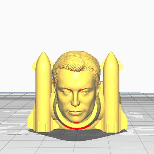 elon musk ring 3D model