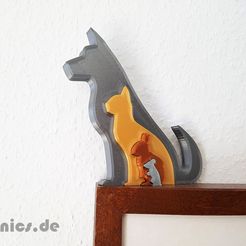 20190618_123028.jpg Бесплатный STL файл Animal Silhouette - Dog Cat Rabbit Mouse・Объект для скачивания и 3D печати