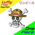 OP.jpg Luffy Flag Keychain - One Piece