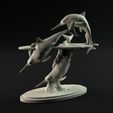 Ichtyosaurus_jumping_2.jpg Ichtyosaurier springend 1-35 Skala vorgestützt