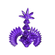 Geode_ice_baby_stronger.stl Geode Ice dragon and baby *Commercial Version*