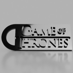 Game Of Thrones Keychain.png Fichier STL Porte-clés de Game Of Thrones・Modèle pour impression 3D à télécharger
