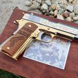 IMG_20230326_150252.jpg Colt 1911 Anniversary grip set of D-DAY OPERATION OVERLORD