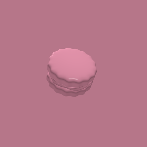 Stuffed cookie 3D model