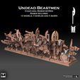 UNDEAD BEASTMEN CHAIN MAIL BARDICHE-MEN BASES INCLUDED 12 MODELS, 5 SHIELDS AND 5 BASES a Pert rea Rd) = pc}o 31a 7\_) 6 2 al Undead Beastmen Chain Mail Bardiche Men