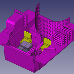 M4A4-Drivers-Interior.png Fichier STL M4A4 Sherman (sec, 75mm) Intérieur des pilotes・Modèle pour impression 3D à télécharger