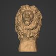 I6.jpg Low Poly Lion Bust