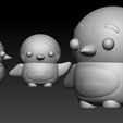 ZBrush-ScreenGrab01.jpg Pingüino de juguete Modelo imprimible en 3D