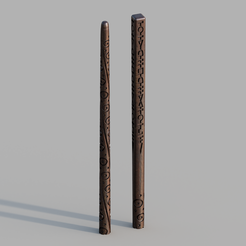 1.png 3D file SIRIUS BLACK WAND・3D printable model to download