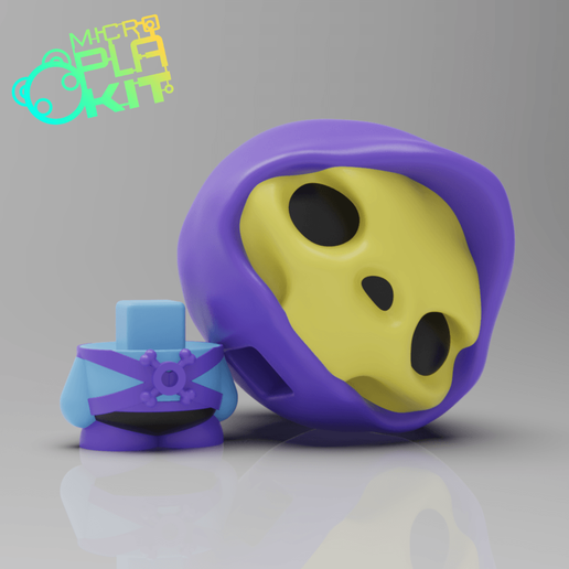 SKELETORSQ (4).png Skeletor Masters of the Universe (MicroPlaKit Series)