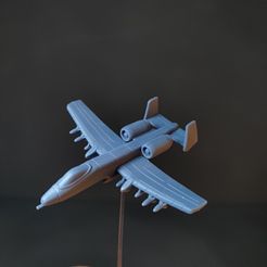 Fairchild-Republic-A-10-Thunderbolt-II-1.jpg STL file Fairchild-Republic A-10 Thunderbolt II (US, Cold War, 1950-70s)・3D print model to download