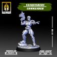 yy owe VANQUISHERS uP COMMANDER KNIGHT $OUL// Studio jy 35 MM be DIY PRE-SUPP w PARTS & 7 aS Vanquishers Company Commander