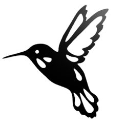 Näyttökuva-2022-02-19-165947.png Fichier STL Décoration murale oiseau colibri・Plan à imprimer en 3D à télécharger