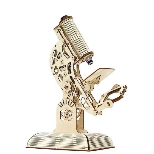 🔬 Microscope - 3D DIY Wooden Mechanical Puzzle Model・ 3D File for 3D ...