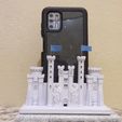 cast2.jpg PRINTABLE ROMAN CASTLE - SMARTPHONE STAND CELL PHONE HOLDER WITH GEM HOLDING URNS