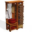 0.jpg VILLAGE AND WOOD HOUSE FIREWOOD STORE Outdoor & garden Kitchen  Wall mounted WOOD HOUSE