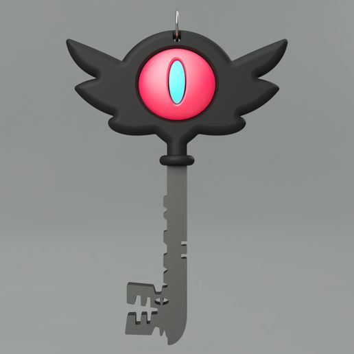 🏨 Hazbin Hotel KeeKee Small key form Logo Key, season 2, Vox eye