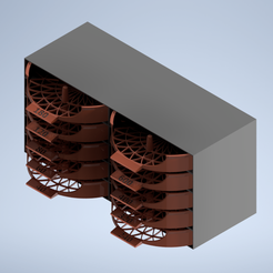 Sandpaper-holder-two-boxes.png Archivo STL gratis Disco lijador organizador 125 mm・Plan de la impresora 3D para descargar