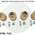 3.png Archivo STL MICRO POLYMER CLAY CUTTER/CLOVER 4 SIZE/EULITEC.COM・Objeto imprimible en 3D para descargar